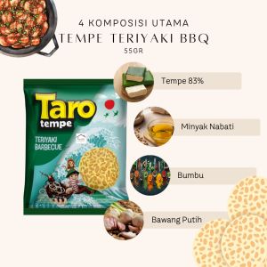 Taro Tempe Renyah dan Gurih Berbagai Varian Pilih Rasa