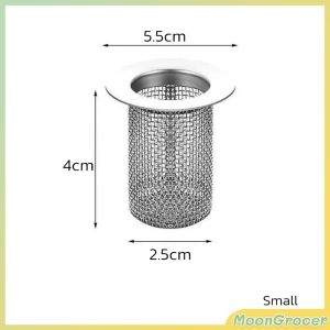 M.G Multifunctional Stainless Steel Floor Drain Bathroom Sink Drain Strainer Hair Catcher Anti-clog Trap