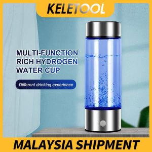 420ml Hydrogen Generator Water filter Alkaline Maker Hydrogen Rich Water Bottle Absorbing hydrogen gas Pure H2 Electrolysis