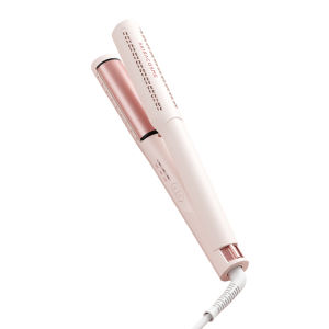 Akiracomes crimper Máy uốn xoăn tóc cao sọ Top Volumizing Máy duỗi chống bỏng không khí mát mẻ ion âm bảo vệ kép tóc cho tạo kiểu tóc cho phụ nữ dụng cụ làm đẹp