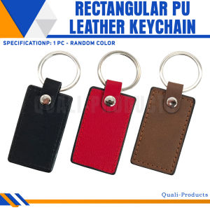 Quali-Products - PU Leather Rectangular Keychain - Mixed Color