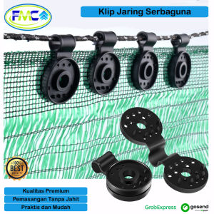 Klip Jaring Paranet Bulat Clip Greenhouse Net Alat Kait Penjepit Shading House Net Clamp Outdoor Tenda Gantung