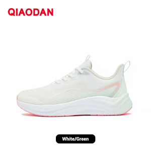 Qiaodan chifeng 2.0 phụ nữ thoáng khí hấp thụ sốc nhẹ mềm đế giày chạy bộ qxb022252220r