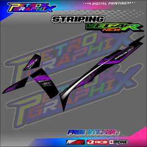 STRIPING VARIASI YAMAHA VEGA R NEW / STICKER LIST VARIASI MOTOR YAMAHA VEGA R NEW
