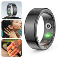 R02 Smart Ring Fitness Tracker Ring 5.0 Bluetooth-Compatible Sleep Monitor IP68 & 5ATM Waterproof Wearable for Android for IOS. 