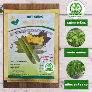 Hạt Giống Mướp Hương Lai F1 Melo 65 ĐỒNG TIỀN VÀNG (Gói 11gr) - Hàng mới Date 2028