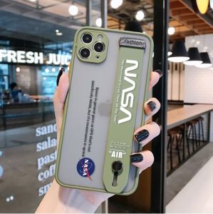 MOR Case Nasa Wrist Strap Realme 2 2 Pro 5 5i C3 C11 2020 C12 C21Y C25 C25Y Narzo 20 30A Casing Fashion Hybrid candy pelindung kamera