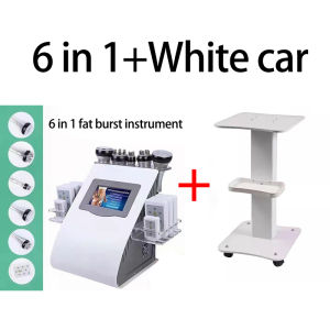 Black Pearl-6in1 40k ultrasonic cavitation vacuumradio frequency beauty instrument fat laser weight loss machine