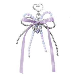 Bowknot Key Ornament Delicate Ribbon Keychain Pendant Aesthetic Key Holder Perfect for Adding a Touch of Elegances