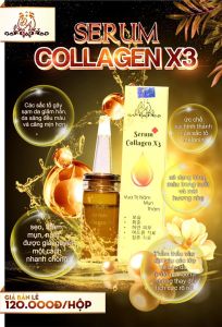 [FreeshipMAX] Serum Collagen x3 mờ thâm hết nám lâu năm ngăn mụn hiệu quả 20ML