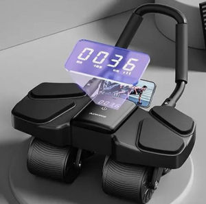 ล้อออกกําลังกายหน้าท้องในครัวเรือน อุปกรณ์กีฬาสี่ล้อ