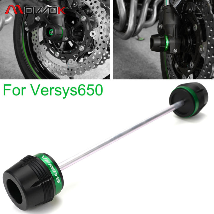 Extension De Béquille Latérale Pour Kawasaki Versys 650 (2015-2023) - Aluminium CNC - Plus De Stabilité - Vert