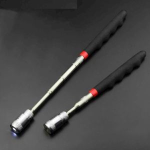 Cây Gắp Nam Châm Có Đèn LED – Cần Dài Gắp Ốc Vít Trong Khe Hẹp – Gập Gọn Hút Mạnh Có Chiếu Sáng