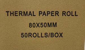 (50 Rolls 80mm ) Thermal Roll Paper 80X50mm=24Meter Panjang / 80X60mm=35Meter Panjang Resit Kertas