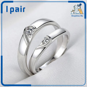 Cincin Couple 1 Pasang Cincin Pasangan Couple Anti Pudar Anti Karat Simbol Cinta Abadi Couple Ring
