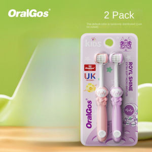 【OralGos】Kids Premium Soft three-sided toothbrush for 3-12 years old