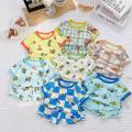 Baby Boy & GIRL  Clothes Sets baju baby comel Suits Summer Baby Toddler Sleeveless T-shirt Kids Shorts 7kg - 18kg. 