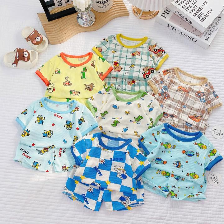 Baby%20Boy%20&%20GIRL%20%20Clothes%20Sets%20baju%20baby%20comel%20Suits%20Summer%20Baby%20Toddler%20Sleeveless%20T-shirt%20Kids%20Shorts%207kg%20-%2018kg%20-%20Image%204
