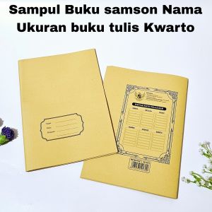 SOS Sampul Buku Samson Nama Kwarto/kecil (20lb) / Sampul Buku
