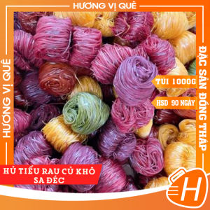Hủ Tiếu Rau Củ Ngũ Sắc Khô Sa Đéc - Túi 1000g - Đặc Sản Đồng Tháp