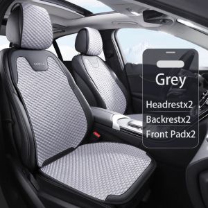 Universal Ice Silk Car Seat Covers Summer Cool Car Seat Covers Full Set Sweat Absorption Auto Seat Cushion Pad Car Accessories