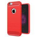 iPhone 6 Plus Case, iPhone 6s Plus Case, Soft Silicone Protection Shock Absorption Cover and Carbon Fiber Design Phone Casing. 