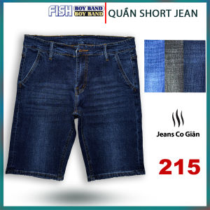 Quần short jean nam chất bò TÚI XÉO LOẠI XỊN co giãn tốt cao cấp bền màu không phai TẬN XƯỞNG VNO129