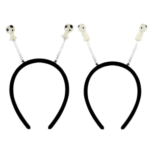 Fluorescence Glowing Alien Headwear Light Up Hairband Costume Props Headpiece For Sci Fi Parties Family Party Night