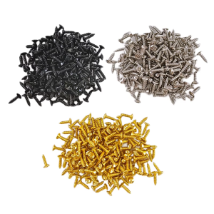 100Pcs Electric Guitar Pickguard Screws Guitar Scratchplate Mounting Screws Guitar Parts Musical Instruments Accessory