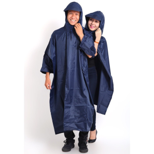 Áo mưa trong suốt siêu dai  chống nước chống rách có nón che mặt cao cấp sử dụng cho 2 người-AT