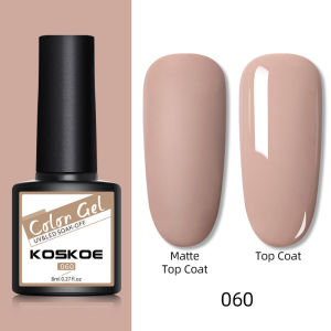 [COD] KOSKOE 8ml Gel Nail Polish Soak Off UV Gel Nail Art Pure Color Nail Polish Gel Nail Gel Polish