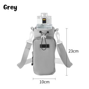 MLADEN Portable Water Bottle Carrier Bag Shoulder Strap Bottle Pouch Insulated Cup Sleeve Flask Pouch Tumbler Bag