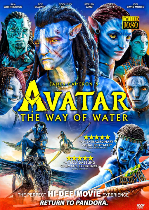 DVD avatar the way of water English Movie 2022 f029 Lazada