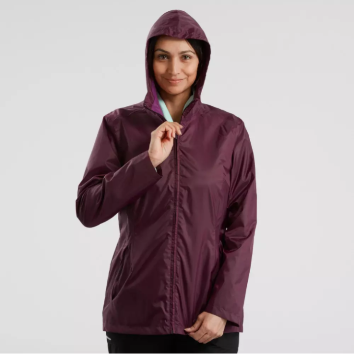 Decathlon women's jacket outdoor winter warm coat plus velvet - Main Image