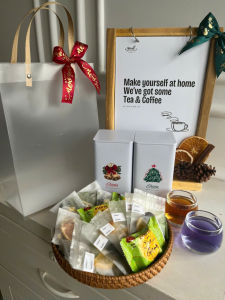 Set quà Orivis Size M – quà Giáng Sinh – quà Tết – quà Năm Mới – set quà trà cà phê cao cấp