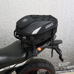 Motocentric Motorcycle Tail Back Seat Bag Waterproof Motorcycle Rear Seat Bag Large Capacity Motorcycle Rider Backpack