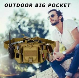 Tas Pria Pinggang Waistbag Army Poligo Back Pack
