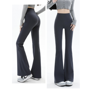 Black slimming yoga pants womens sports pants high waisted quick drying breathable fabric authentic jogging pants