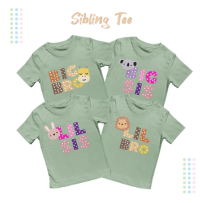 Kaos Couple Anak Adik Kakak Laki Laki Perempuan Boy & Girls Animals