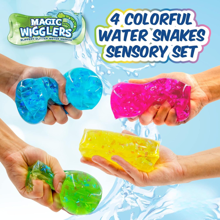 Mainan Tidak Bisa Dipegang Water Snake Toys 1 Ular Trik Air Jumbo Berisi Pita Berkilau Mainan Stres