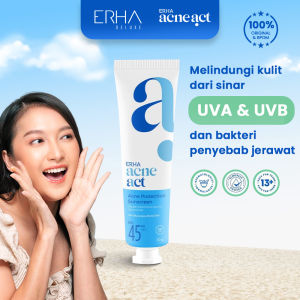 ERHA AcneAct Acne Protection Sunscreen SPF 45 PA+++ - Sunscreen Wajah Jerawat