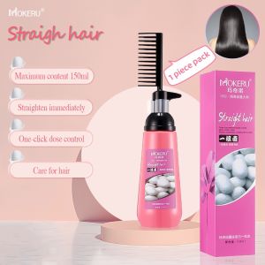 1/2 PCS MOKERU Hair Straightening Cream Hair Straight Easy Using Smooth Hair Straightening Nourishing Straight Hair Cream for Woman Haircare Relaxer Cream Hair Straightening Treatment Smooth Hair Straightening Nourishing Straight Hair Cream