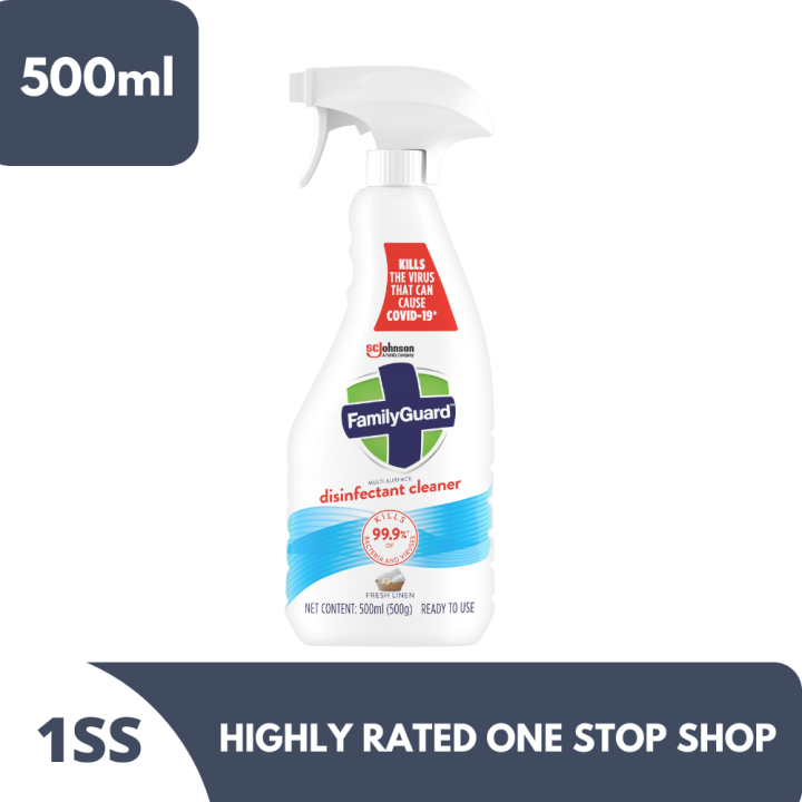 Family Guard Disinfectant Cleaner, Fresh Linen 500ml | Lazada PH