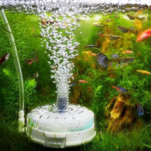 OUTOPEN Noiselessly Oxygenated Increase Oxygen Ultra-thin For Aquarium Water Goblin Fish Tank Accessory Water Filter Fish Tank Filter Pet Supplies