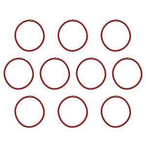 10pcs nhảy cao dây Bungee 8mm Trampoline dây co giãn Trampoline dây đai có móc khóa nhôm khóa dây căng