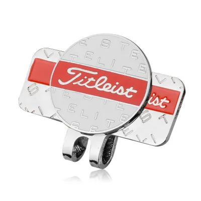 New Golf Ball Marker Tit Golf Cap Clip Langfang Process Metal Cap Clip Ball Position Marker for Golf Club Caps