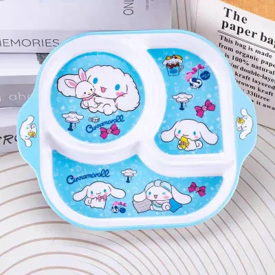 Cute Childrens Tableware Set Rice Bowl Student Bowl Dinner Plate Food Grade