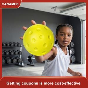 【CANAMEK】 Im Lặng Pickleball Trong Nhà Đào Tạo Bóng Mềm PU Bọt Bóng Không Âm Cho Nhà Yên Tĩnh Thực Hành Giải Trí 1/3Pcs