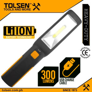 Tolsen Lithium Ion Rechargeable Work light w/ Magnet (300 Lumens) 60018