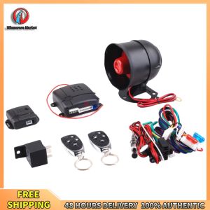 Winnereco 2 Remote Keyless Entry Car Alarm System with Programmable Features for Enhanced Protection